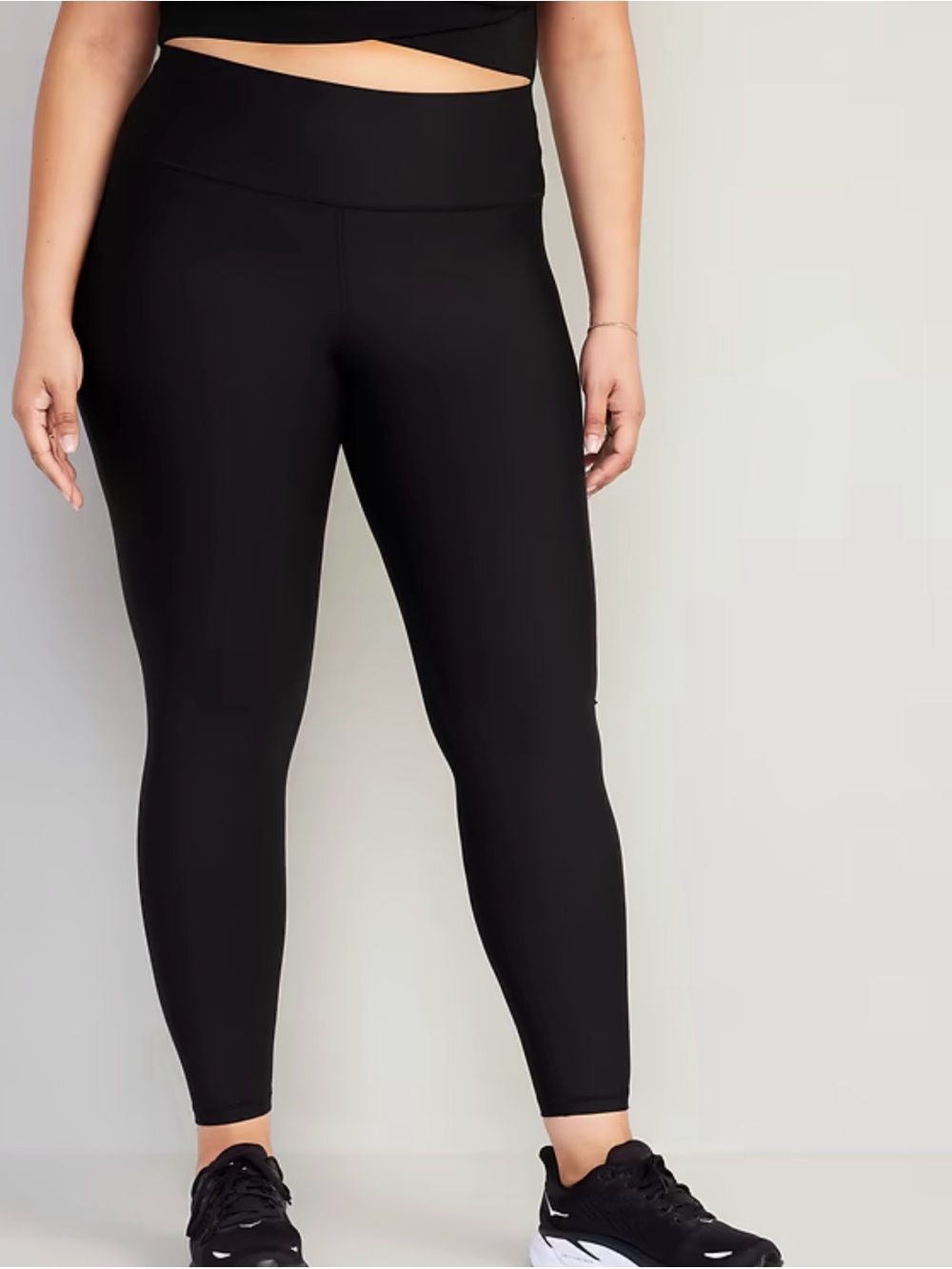 Old Navy PowerSoft Active Leggings Black High Rise Workout Women’s Size XL